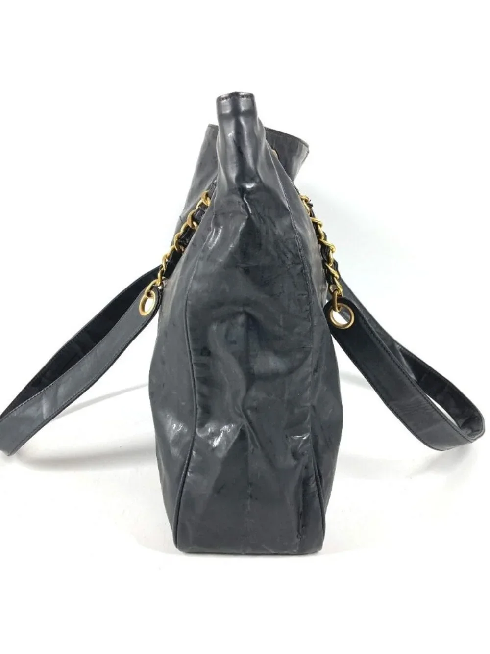 Chanel Shoulder Bag CC Logo Black